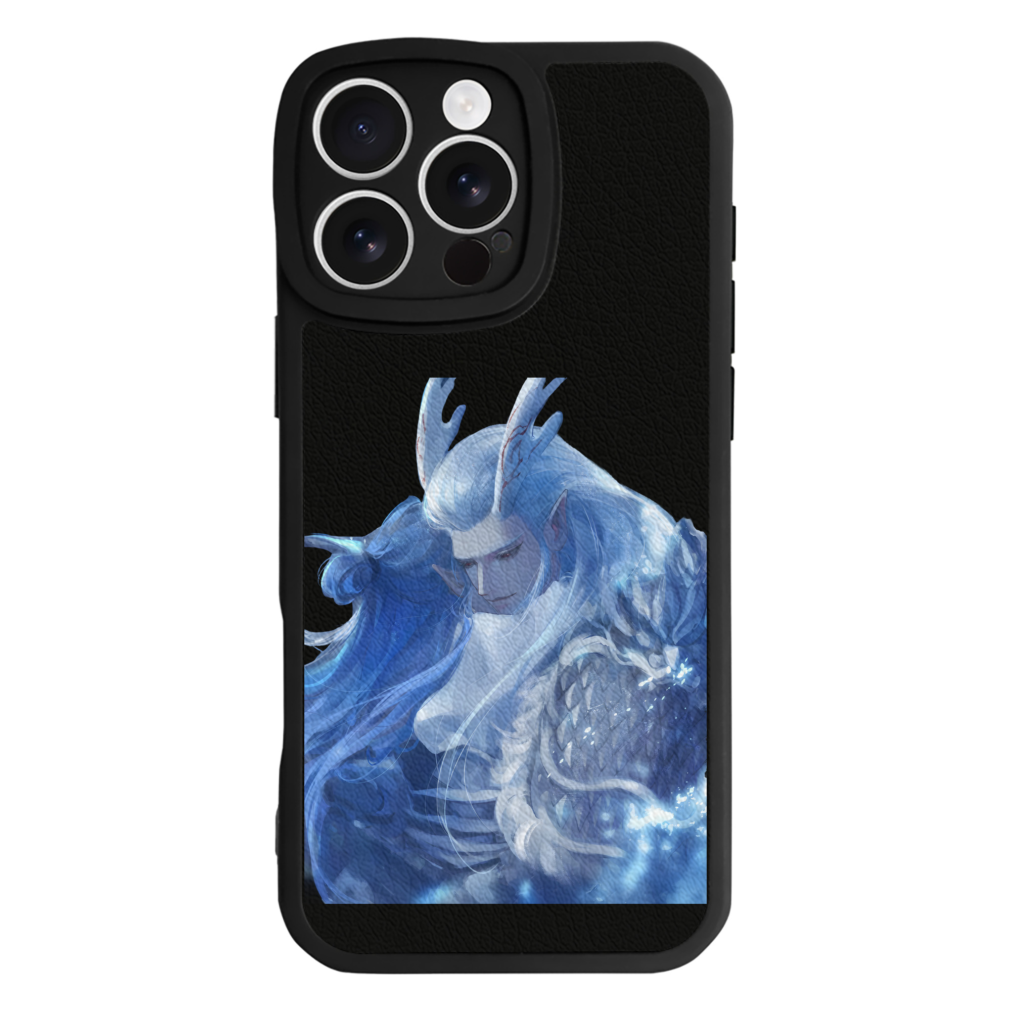 （画像用） Ne Zha 2 ナタ 魔童の大暴れ 【iPhone 16シリーズ対応】シリコンスマホケース（レザー調） 材質：シリコン